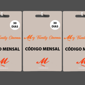 Combo My Family Cinema 90 dias | Eppi Cinema 90 dias (3 códigos de 30 dias)